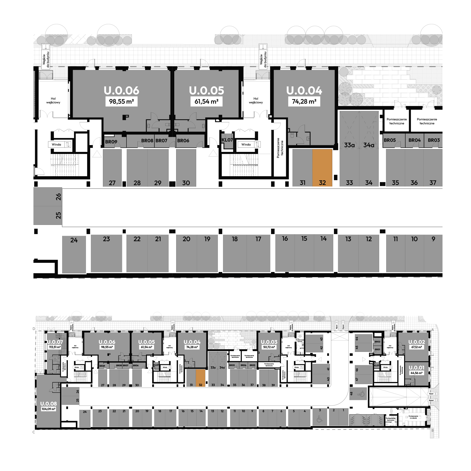Dyfrakcja Łódzka Łódź mieszkanie deweloperskie na  parterze z 0 pokojami